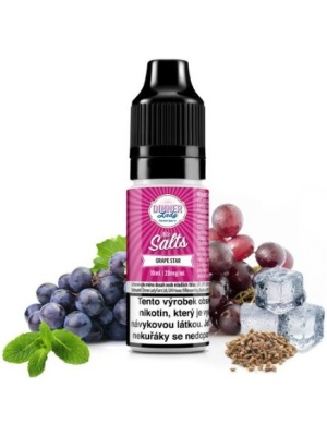 Liquid Dinner Lady Nic SALT Grape Star 10ml - 20mg