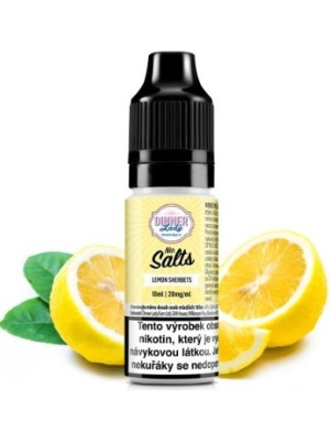 Liquid Dinner Lady Nic SALT Lemon Sherbets 10ml - 20mg