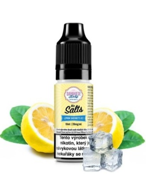 Liquid Dinner Lady Nic SALT Lemon Sherbets Ice 10ml - 20mg