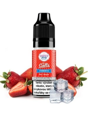 Liquid Dinner Lady Nic SALT Strawberry Ice 10ml - 20mg