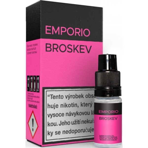 Liquid EMPORIO Broskev 10ml - 3mg