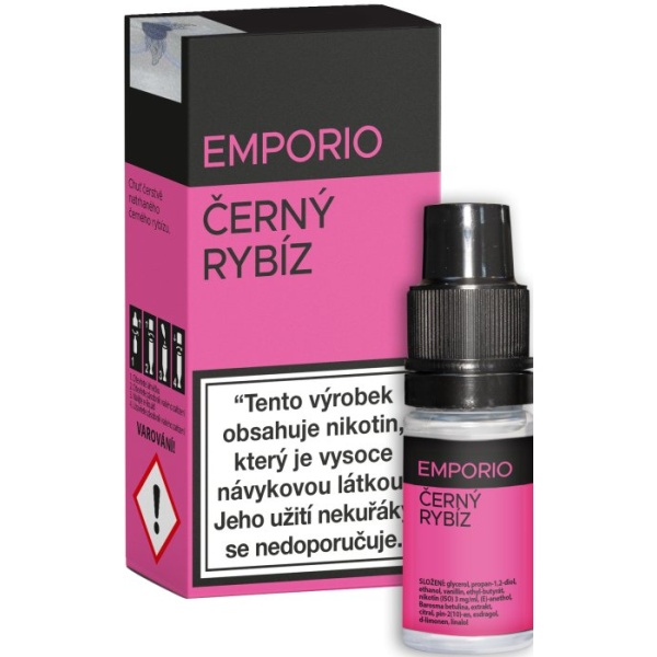 Liquid EMPORIO Černý Rybíz 10ml - 18mg