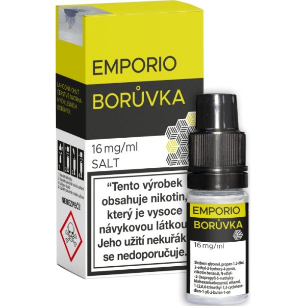 Liquid EMPORIO SALT Blueberry 10ml - 16mg (Borůvka)