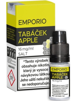 Liquid EMPORIO SALT Tabáček - Apple 10ml - 16mg