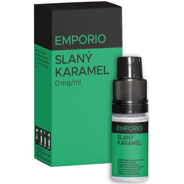 Liquid EMPORIO Slaný Karamel 10ml - 0mg