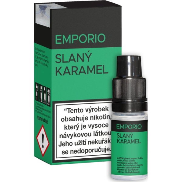 Liquid EMPORIO Slaný Karamel 10ml - 3mg