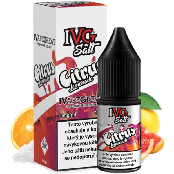 Liquid IVG SALT Citrus Lemonade 10ml - 10mg