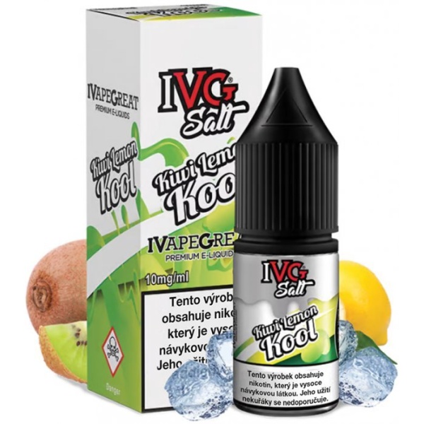 Liquid IVG SALT Kiwi Lemon Kool 10ml - 20mg