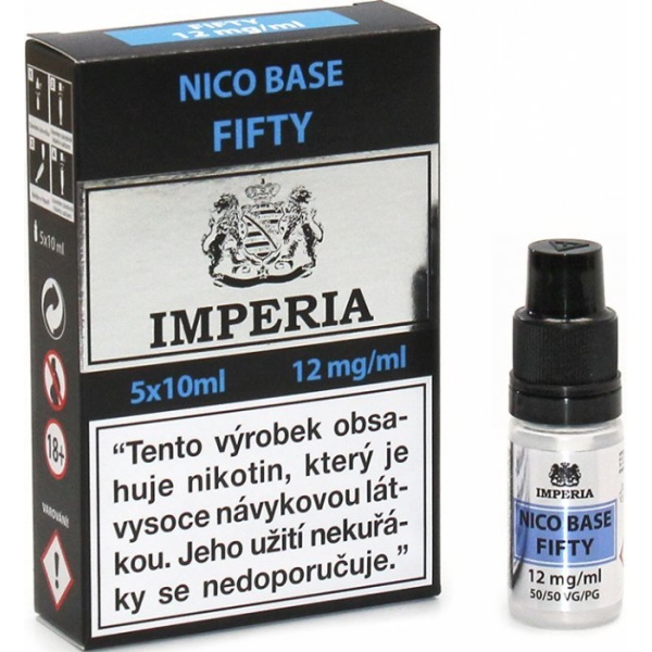 Nikotinová báze IMPERIA Fifty PG50-VG50 5x10ml-12mg