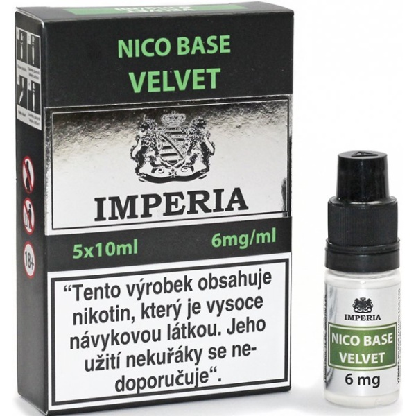 Nikotinová báze IMPERIA Velvet PG20-VG80 5x10ml-6mg