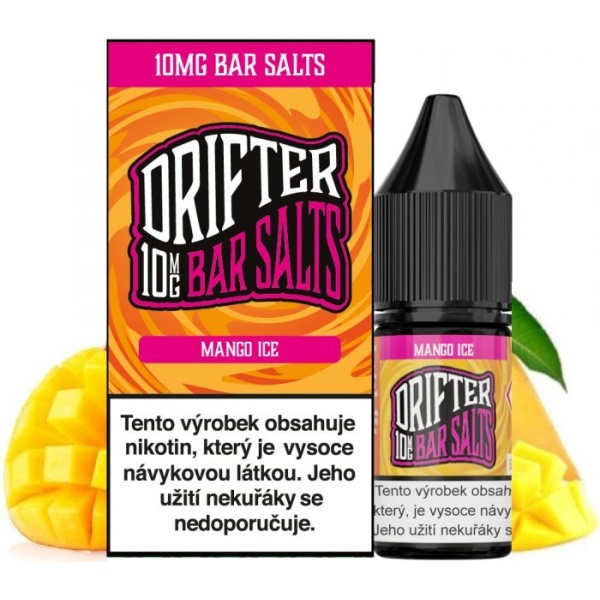 Ostatní Liquid Drifter Bar Salts Mango Ice 10ml - 10mg