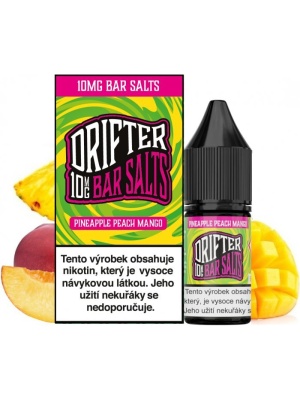 Ostatní Liquid Drifter Bar Salts Pineapple Peach Mango 10ml - 10mg