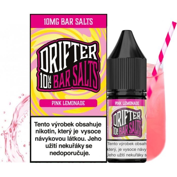 Ostatní Liquid Drifter Bar Salts Pink Lemonade 10ml - 10mg