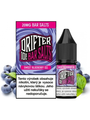 Ostatní Liquid Drifter Bar Salts Sweet Blueberry Ice 10ml - 20mg