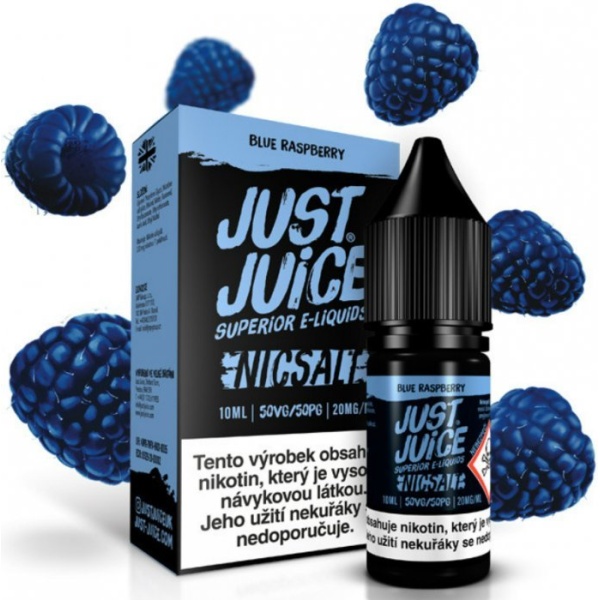 Ostatní Liquid Just Juice SALT Blue Raspberry 10ml - 20mg