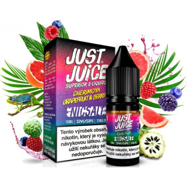 Ostatní Liquid Just Juice SALT Cherimoya Grapefruit & Berries 10ml - 20mg