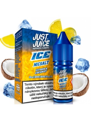 Ostatní Liquid Just Juice SALT ICE Citron & Coconut 10ml - 11mg