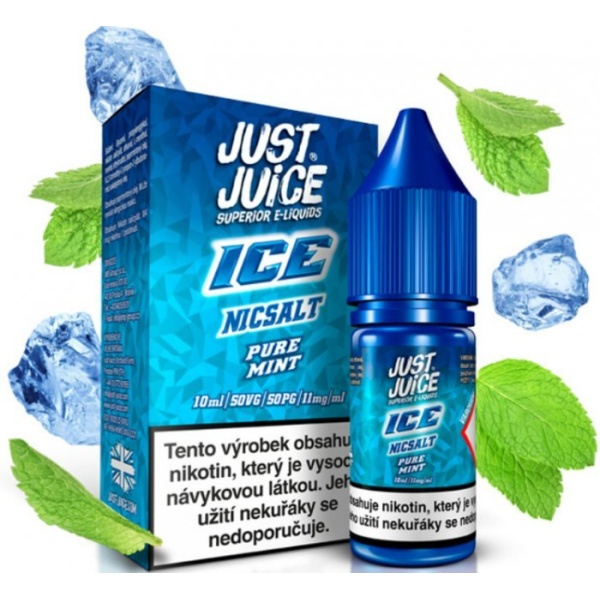 Ostatní Liquid Just Juice SALT ICE Pure Mint 10ml - 11mg