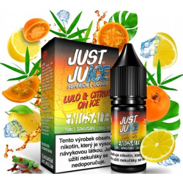 Ostatní Liquid Just Juice SALT Lulo & Citrus on Ice 10ml - 11mg