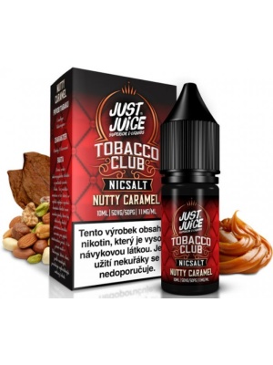 Ostatní Liquid Just Juice SALT Tobacco Nutty Caramel 10ml - 11mg