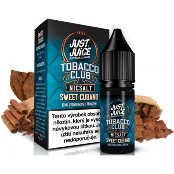 Ostatní Liquid Just Juice SALT Tobacco Sweet Cubano 10ml - 20mg