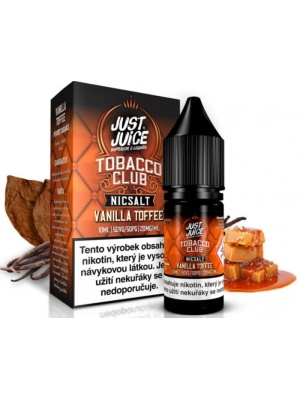 Ostatní Liquid Just Juice SALT Tobacco Vanilla Toffee 10ml - 11mg