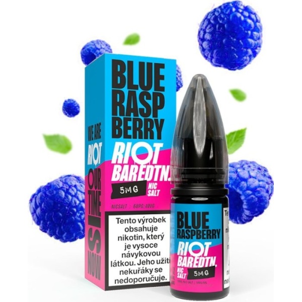 Riot Labs Liquid Riot BAR EDTN Salt Blue Raspberry (Modrá malina) 10ml-10mg