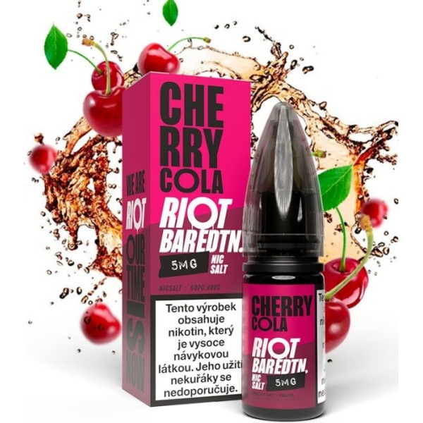 Riot Labs Liquid Riot BAR EDTN Salt Cherry Cola (Třešňová cola) 10ml-20mg