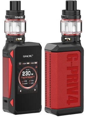 Smoktech G-Priv 4 230W grip Full Kit - Red 1 ks