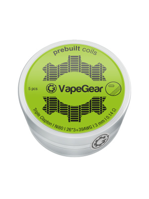 VapeGear předmotané spirálky - Triple Clapton - Ni80