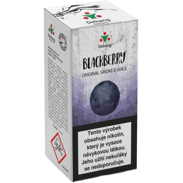 Liquid Dekang Blackberry 10ml - 3mg (Ostružina)