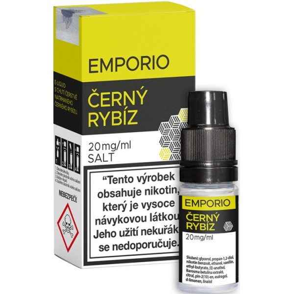 Liquid EMPORIO SALT Černý Rybíz 10ml - 20mg