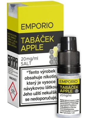 Liquid EMPORIO SALT Tabáček - Apple 10ml - 20mg