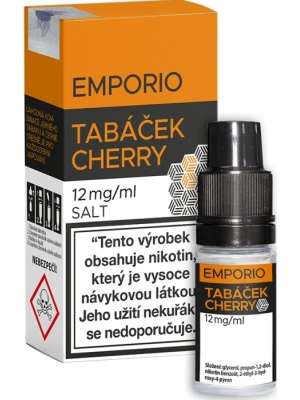 Liquid EMPORIO SALT Tabáček - Cherry 10ml - 12mg