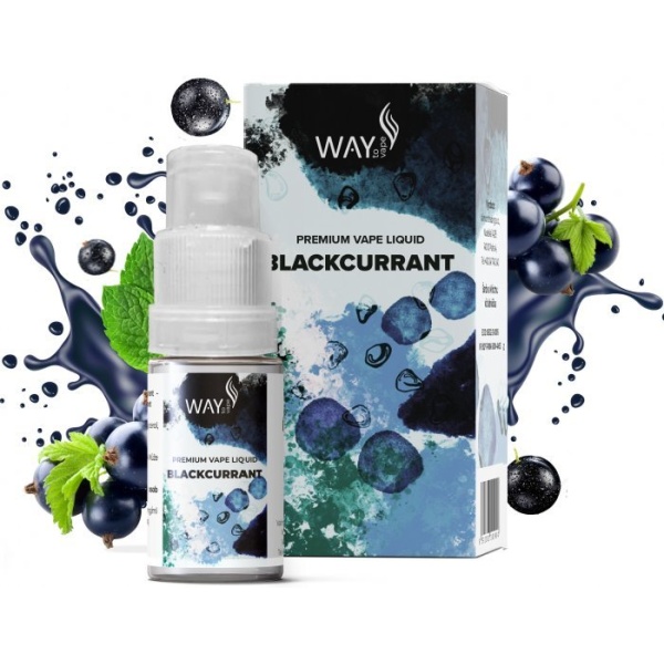 Ostatní Liquid WAY to Vape Blackcurrant 10ml-0mg