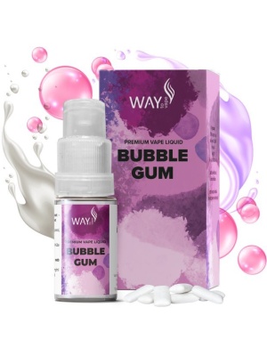 Ostatní Liquid WAY to Vape Bubble Gum 10ml-0mg