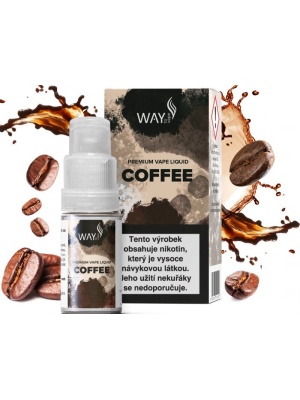 Ostatní Liquid WAY to Vape Coffee 10ml-12mg