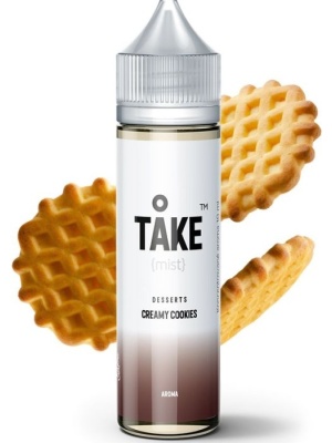 Příchuť ProVape Take Mist S&V 10ml: Creamy Cookies (Kakaové sušenky s krémem)