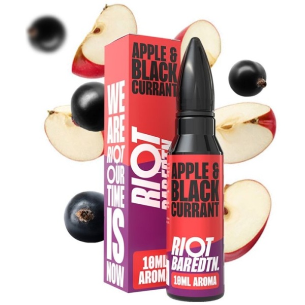 Ostatní Příchuť Riot BAR EDTN S&V 10ml Apple & Blackcurrant (Jablko & černý rybíz)
