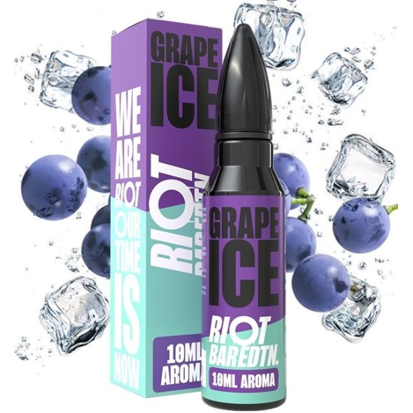 Ostatní Příchuť Riot BAR EDTN S&V 10ml Grape Ice (Ledové hroznové víno)