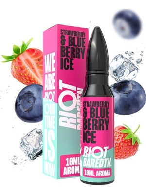 Ostatní Příchuť Riot BAR EDTN S&V 10ml Strawberry & Blueberry Ice (Ledová jahoda & borůvka)