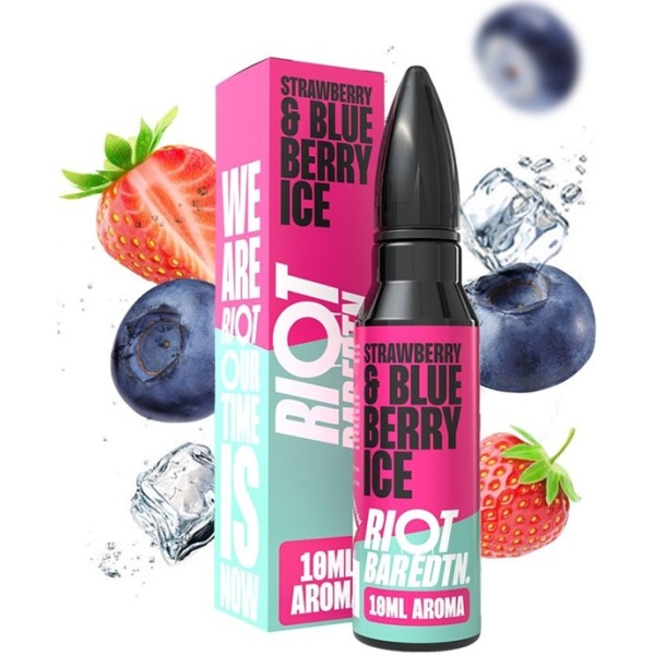 Ostatní Příchuť Riot BAR EDTN S&V 10ml Strawberry & Blueberry Ice (Ledová jahoda & borůvka)