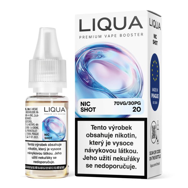 Liqua 10ml Nic Shot 20mg 70VG/30PG