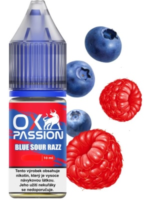 Liquid OXVA OX PASSION Salts Blue Sour Razz 10ml - 20mg