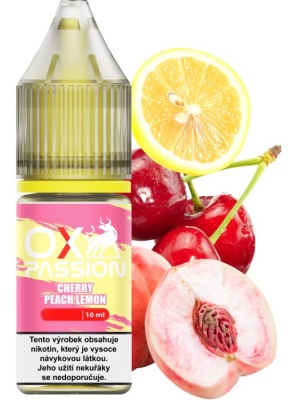 Liquid OXVA OX PASSION Salts Cherry Peach Lemon 10ml - 20mg