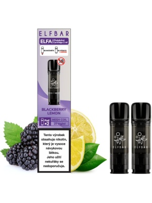 Elf Bar ELFA Pods cartridge 2Pack Blackberry Lemon 20mg 2Pack