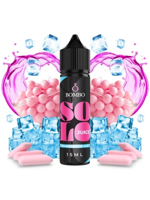 Příchuť Bombo Solo Juice S&V 15ml Bubblegum Ice (Sladká žvýkačka na ledu)