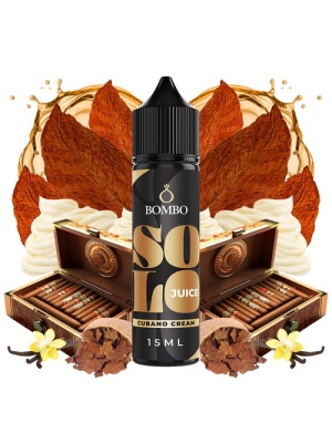 Příchuť Bombo Solo Juice S&V 15ml Cubano Cream (Doutníkový tabák s krémem)