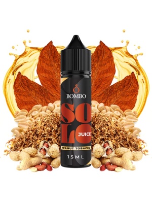 Příchuť Bombo Solo Juice S&V 15ml Peanut Tobacco (Tabák s arašídy)