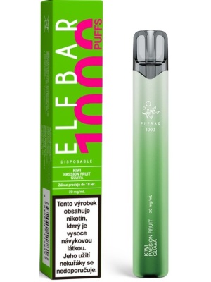 Elf Bar 1000 vapo 20mg Kiwi Passion Fruit Guava